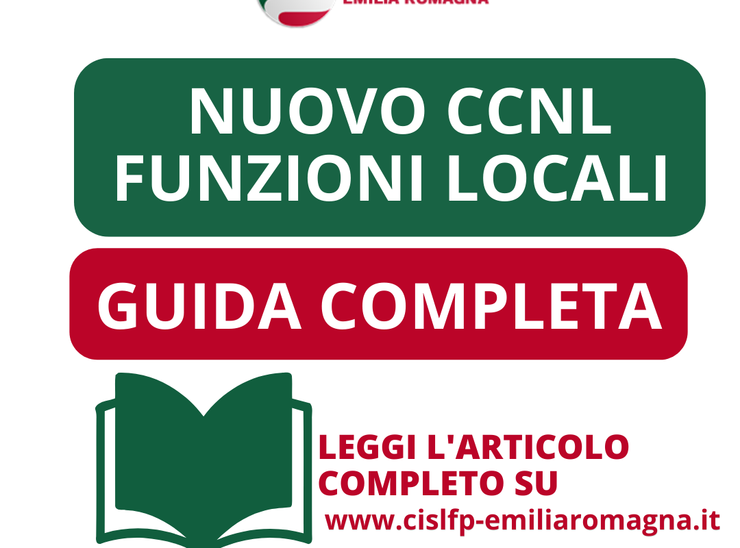NUOVO CCNL FUNZIONI LOCALI – GUIDA ALLE NOVITÀ INTRODOTTE