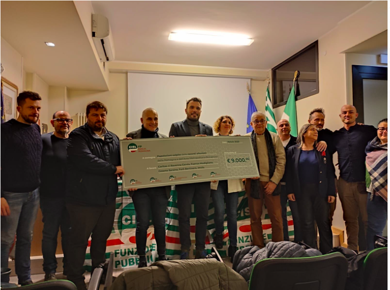 DALLA CISL FP CISL UN AIUTO ALLE POPOLAZIONI ALLUVIONATE