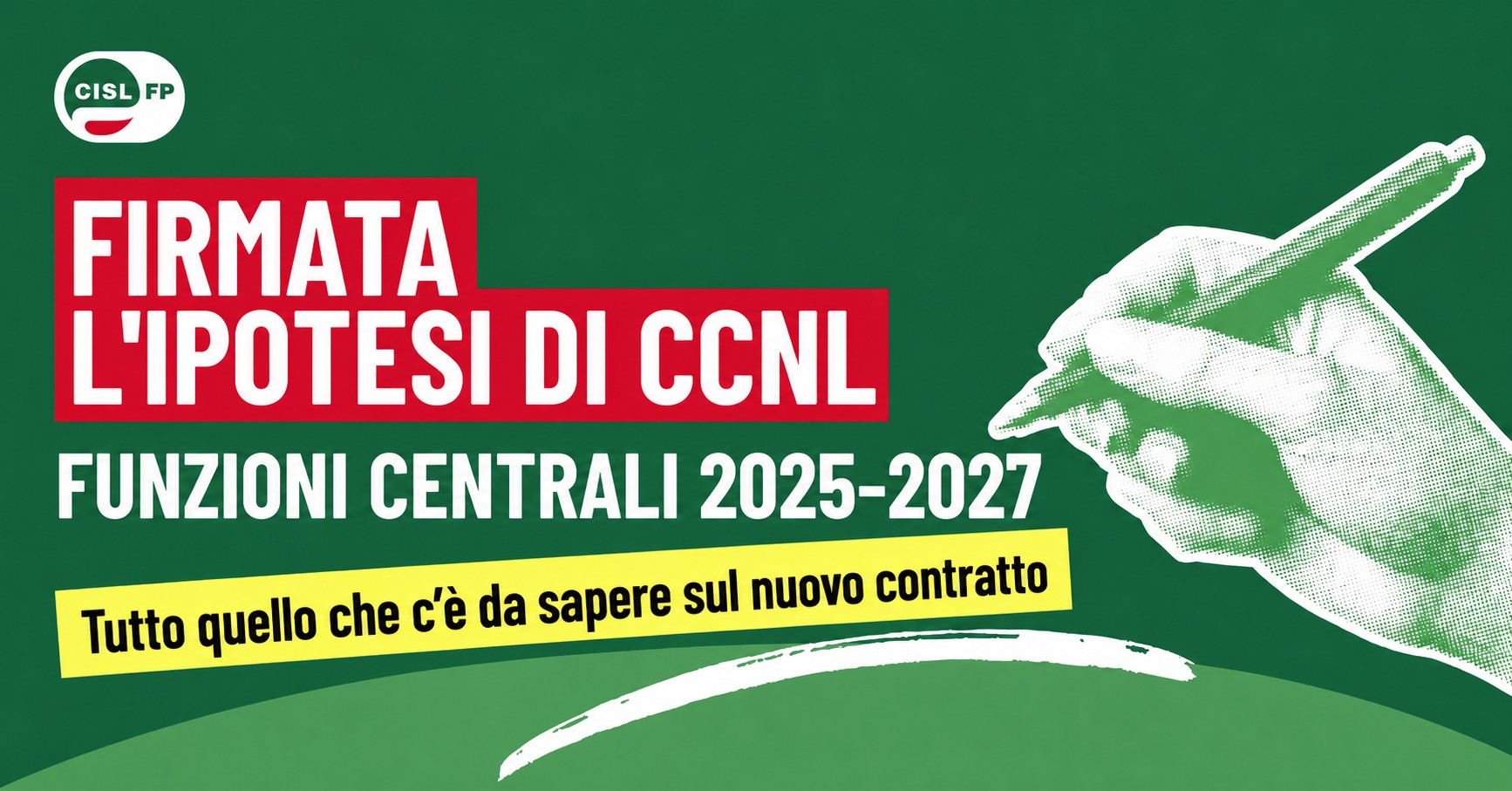 È fatta. È stata firmata l’ipotesi di CCNL Funzioni Centrali 2025–2027!