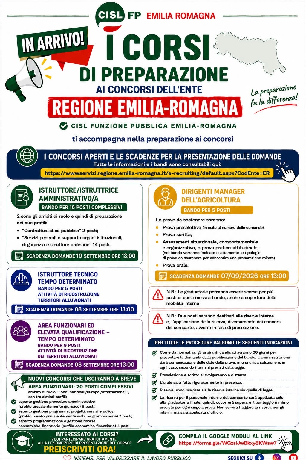 CONCORSI REGIONE EMILIA-ROMAGNA: PREPARATI CON NOI!