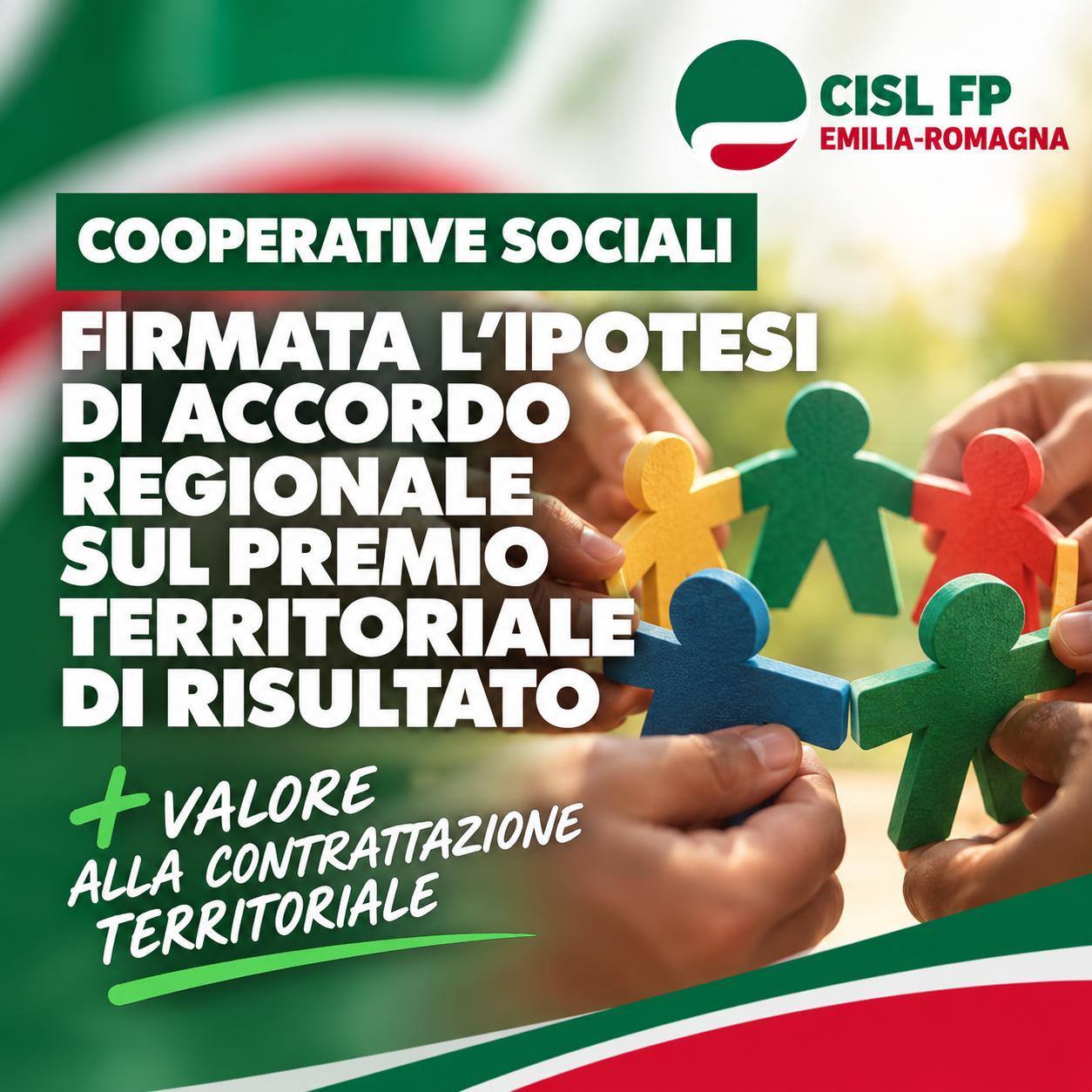 Cooperative sociali dell’Emilia-Romagna: in arrivo il Premio Territoriale di Risultato